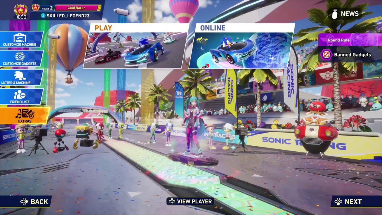 Sonic Racing Cross Worlds Legend Competition 2 part 3 LIVE!!! #ps5