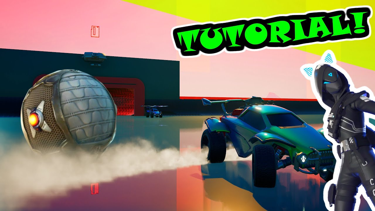 How to make ROCKET LEAGUE in Fortnite Creative! (NEW VERSION)Map & Mechanics| #tutorial #MobileScrap