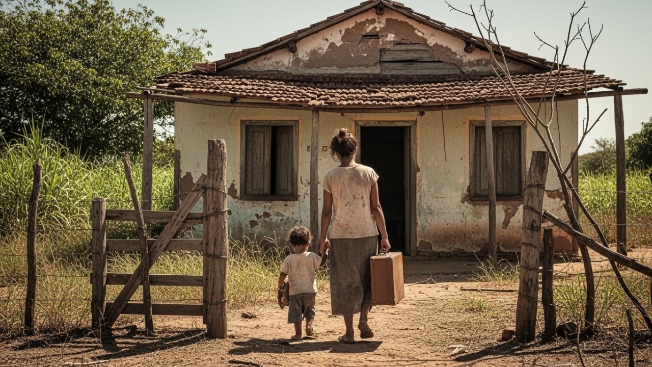Mãe Abandonada Pela Própria Família Comprou um Sítio Caindo Aos Pedaços…