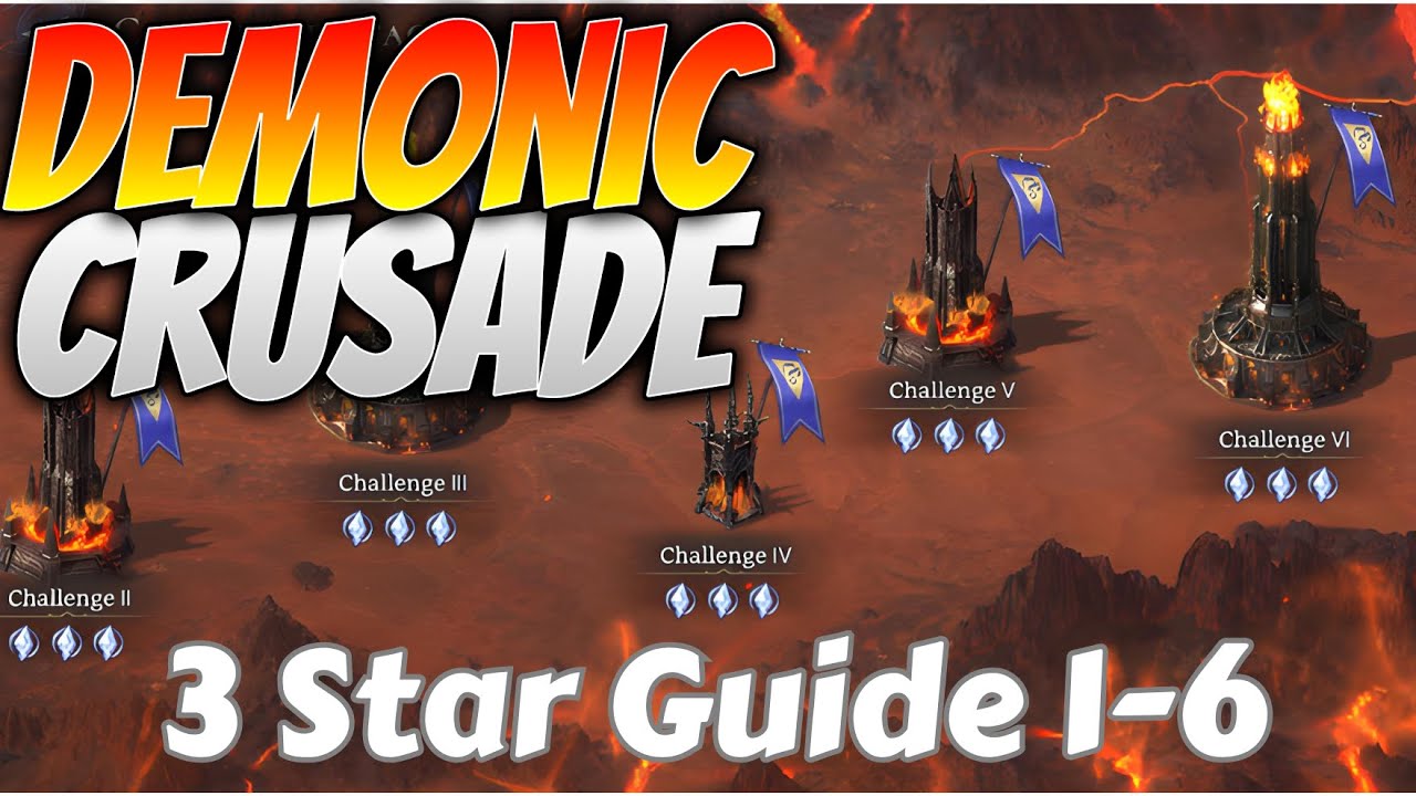 Conquer the Demonic Crusade Challenge Stage: 3-Star Mastery Guide!