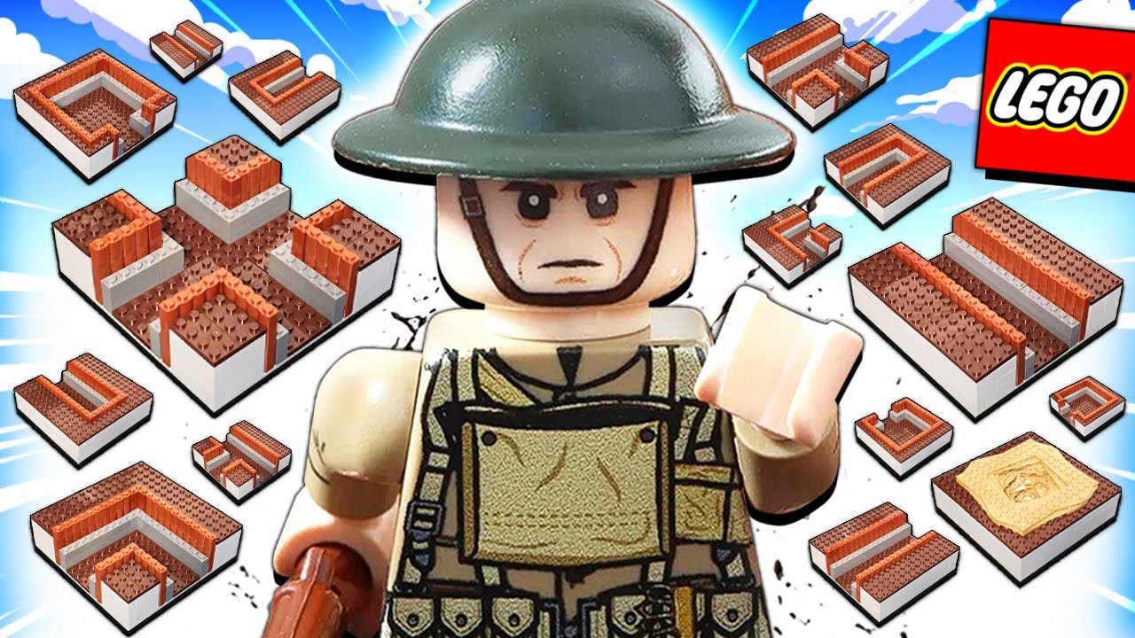 I built a NEVER ENDING LEGO WW1 TRENCH...