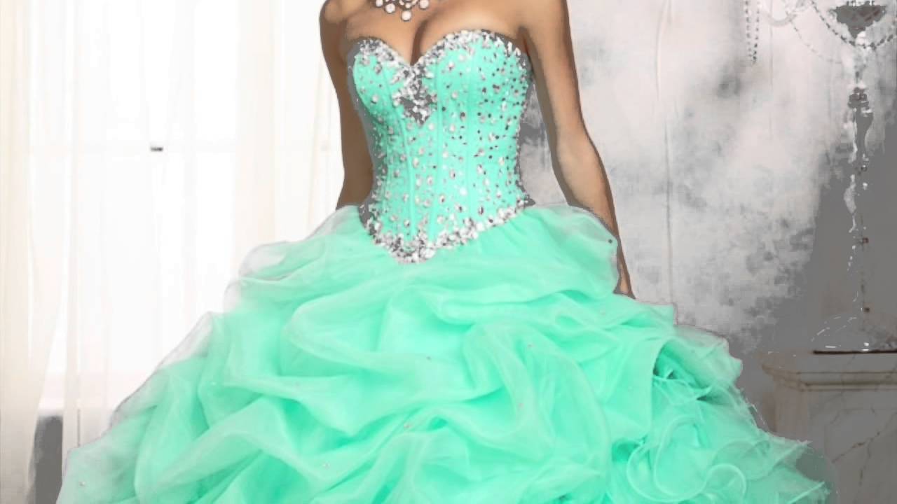Vestidos de 15 Años Verdes - Temporada Ultimo Año