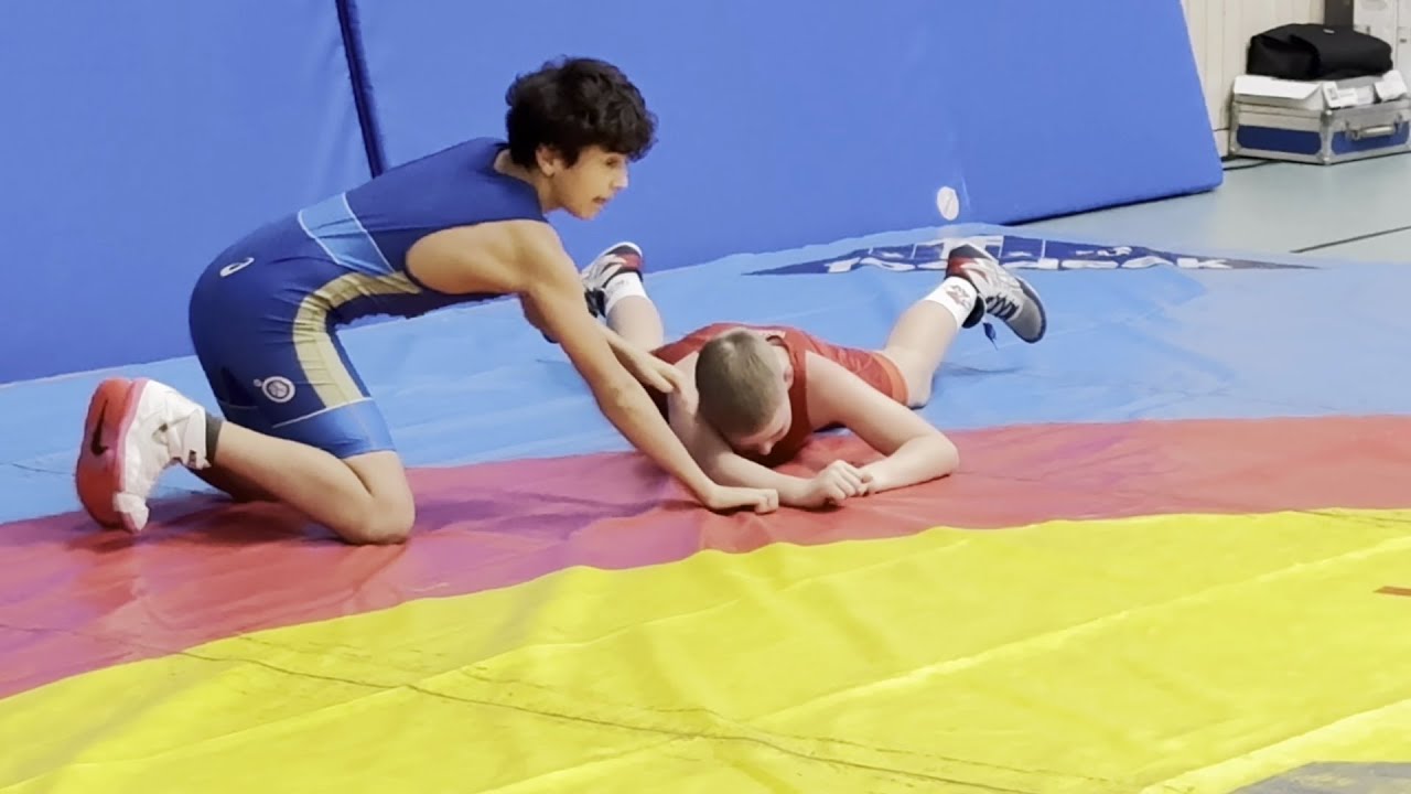 Wrestling / Ringen,  Sparkassenpokal Jena 2025, Freestyle, U14, 50 kg, Lieff - Khasanov