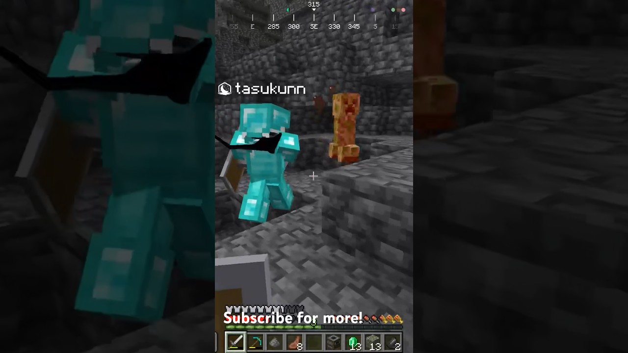 When your Minecraft friend tells you to follow him #shorts #funny #minecraft