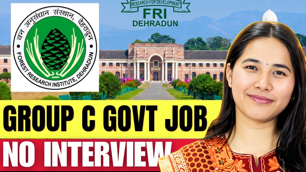 FRI Dehradun Group C Recruitment 2026 | Government Jobs in Dehradun | Full Information