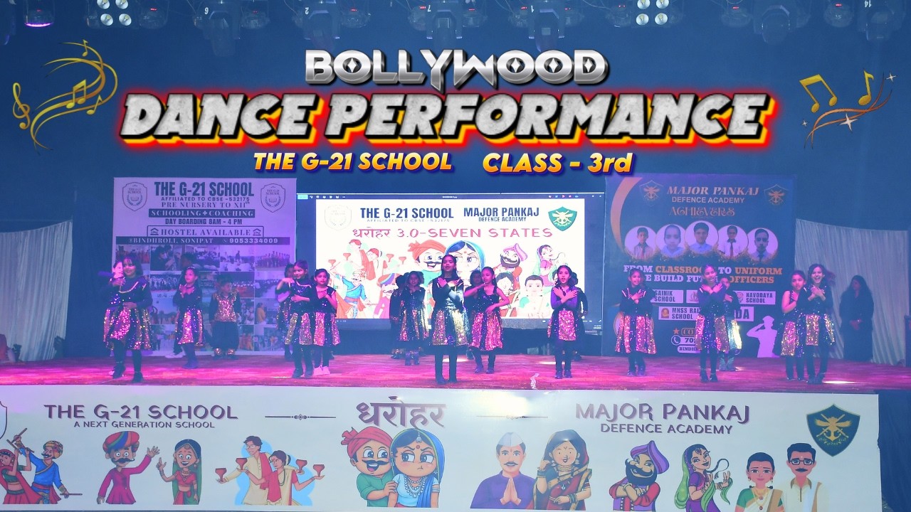 Bollywood Night at Dharohar 3.0 🎭🔥 | Annual Day Celebration | The G-21 School