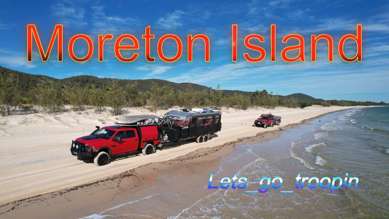Moreton Island with a Caravan Traveling Aus Full Time Fishing Beach 4x4 Advice and planning Tides
