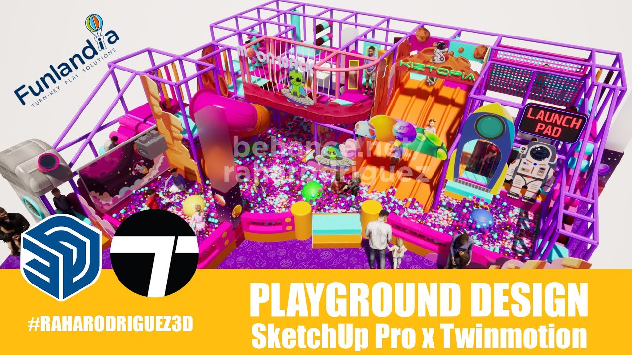 Sketchup | Designing an Indoor Playground