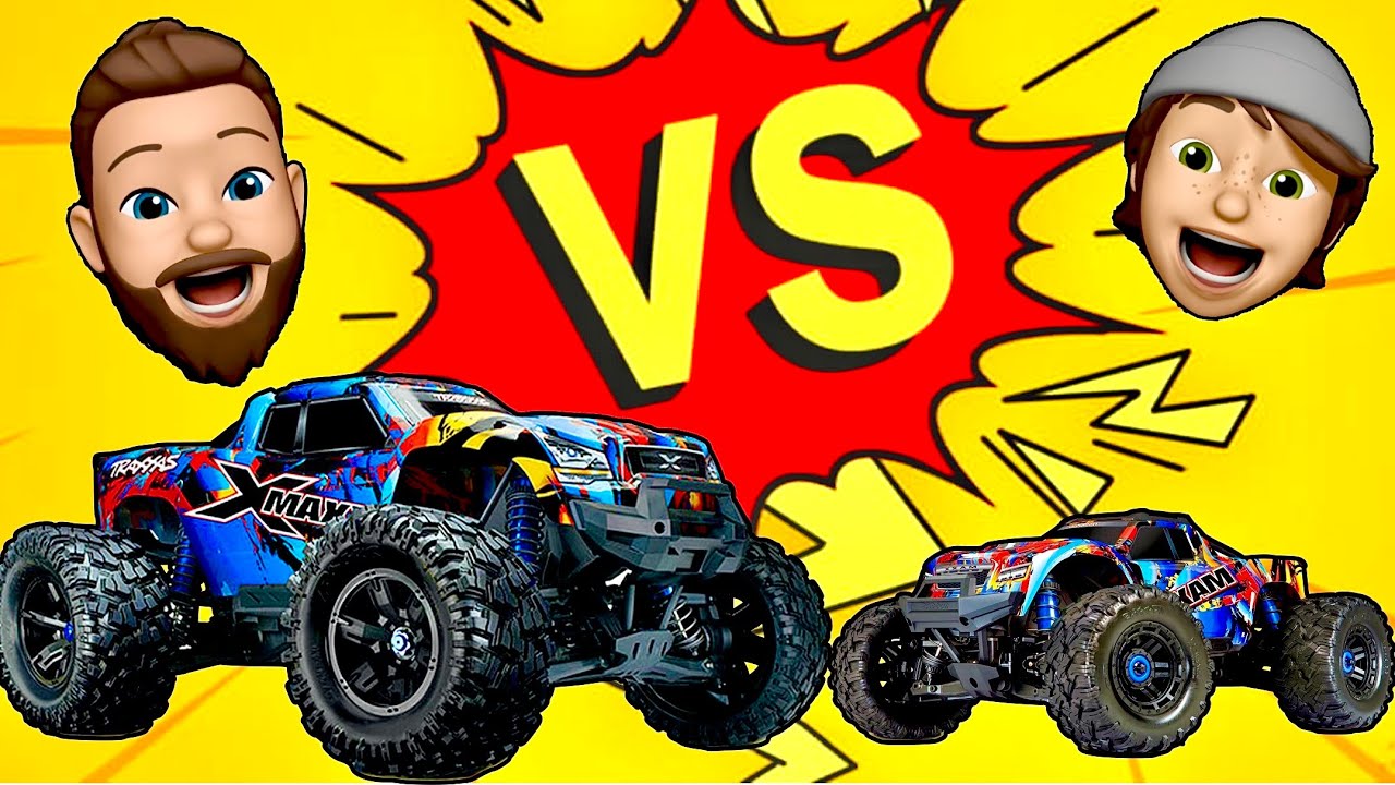 WHO WILL WIN?  TRAXXAS XMAXX VS MAXX! | AlexBplaying