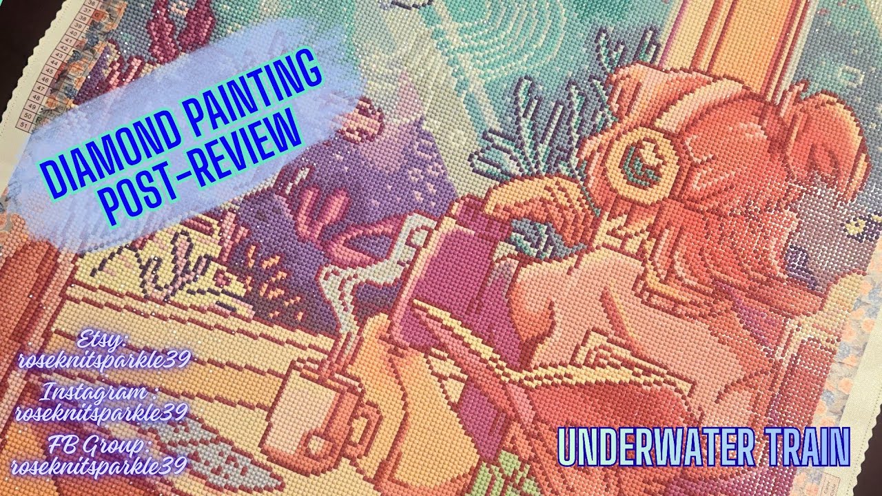Ep 568: Diamond Painting Completion Post-Review #diamondpainting #craft  #dac #diy #postreview
