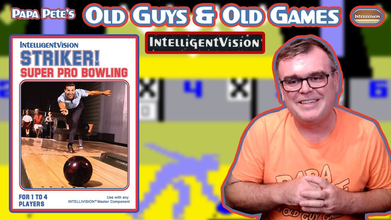 Striker! Super Pro Bowling by Intelligentivision - Intellivision - Papa Pete's Old Guys & Old Games