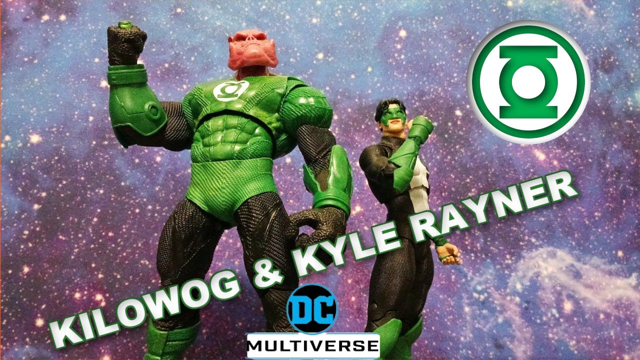 McFarlane Toys DC Multiverse Kilowog & Kyle Rayner Green Lantern Review!!!!