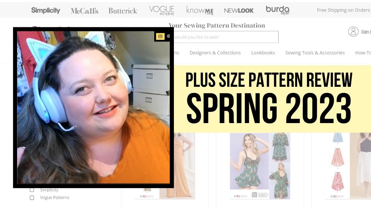 Big 4 Plus Size Sewing Pattern Review Spring 2023