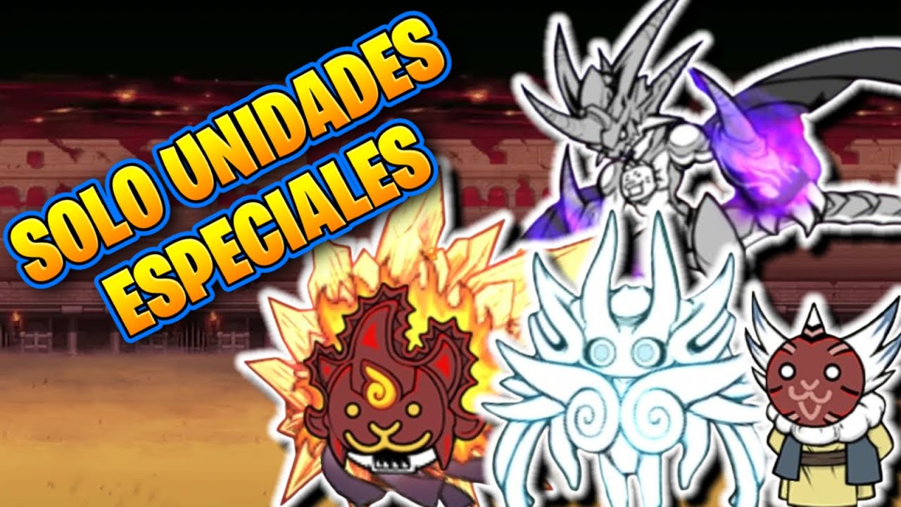 Solo Uso Unidades Especiales En The Battle Cats