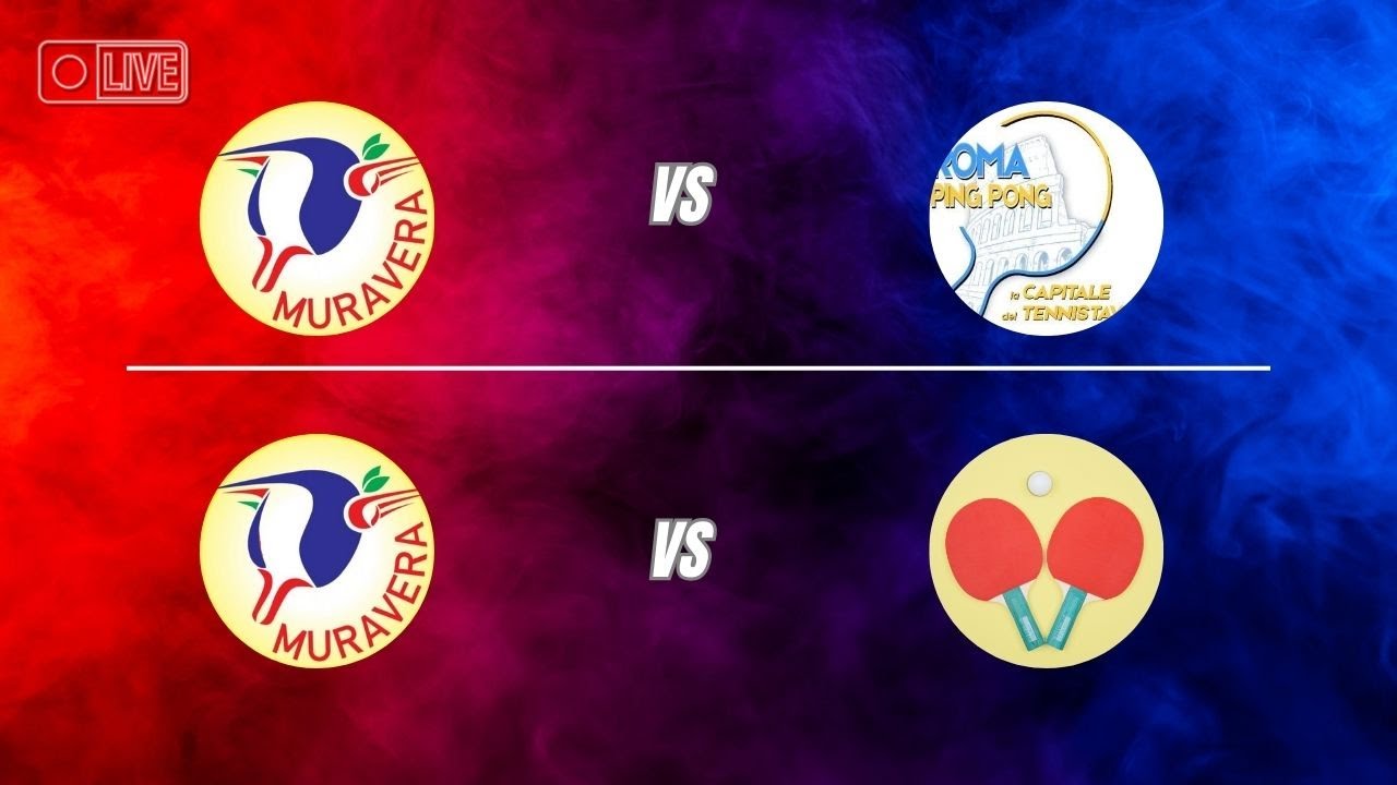 SERIE B2 MURAVERA A vs ROMA PING PONG/MURAVERA B vs CUS CAMERINO