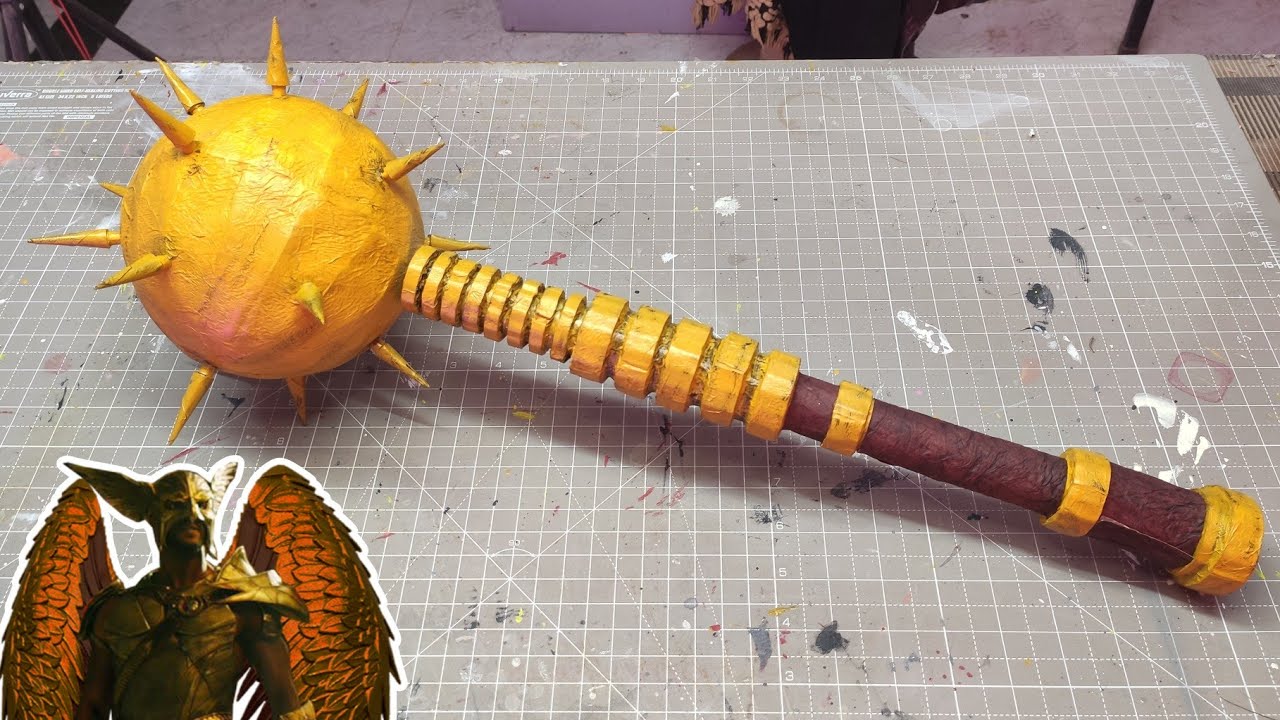 How To Make Hawkman's Mace From black adam | Cardboard DIY