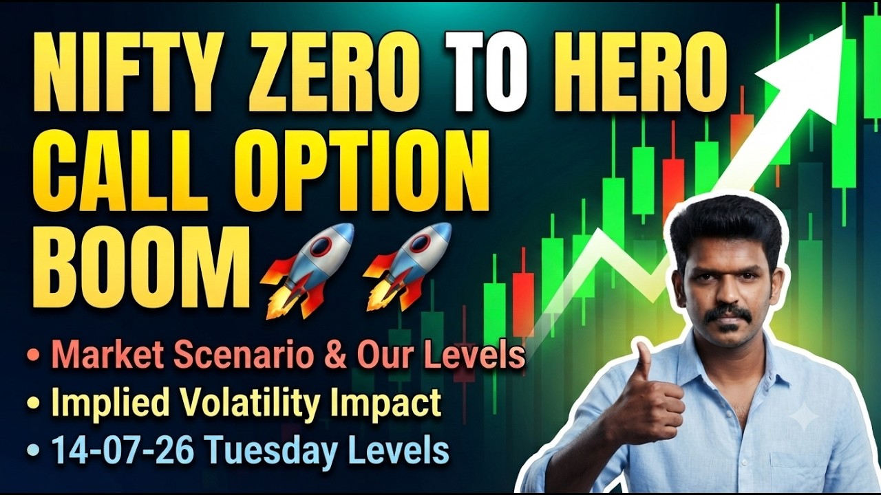 NIFTY JULY 14 ZERO TO HERO | MARKET SCENARIO| 14-07-26 Tuesday LEVELS
