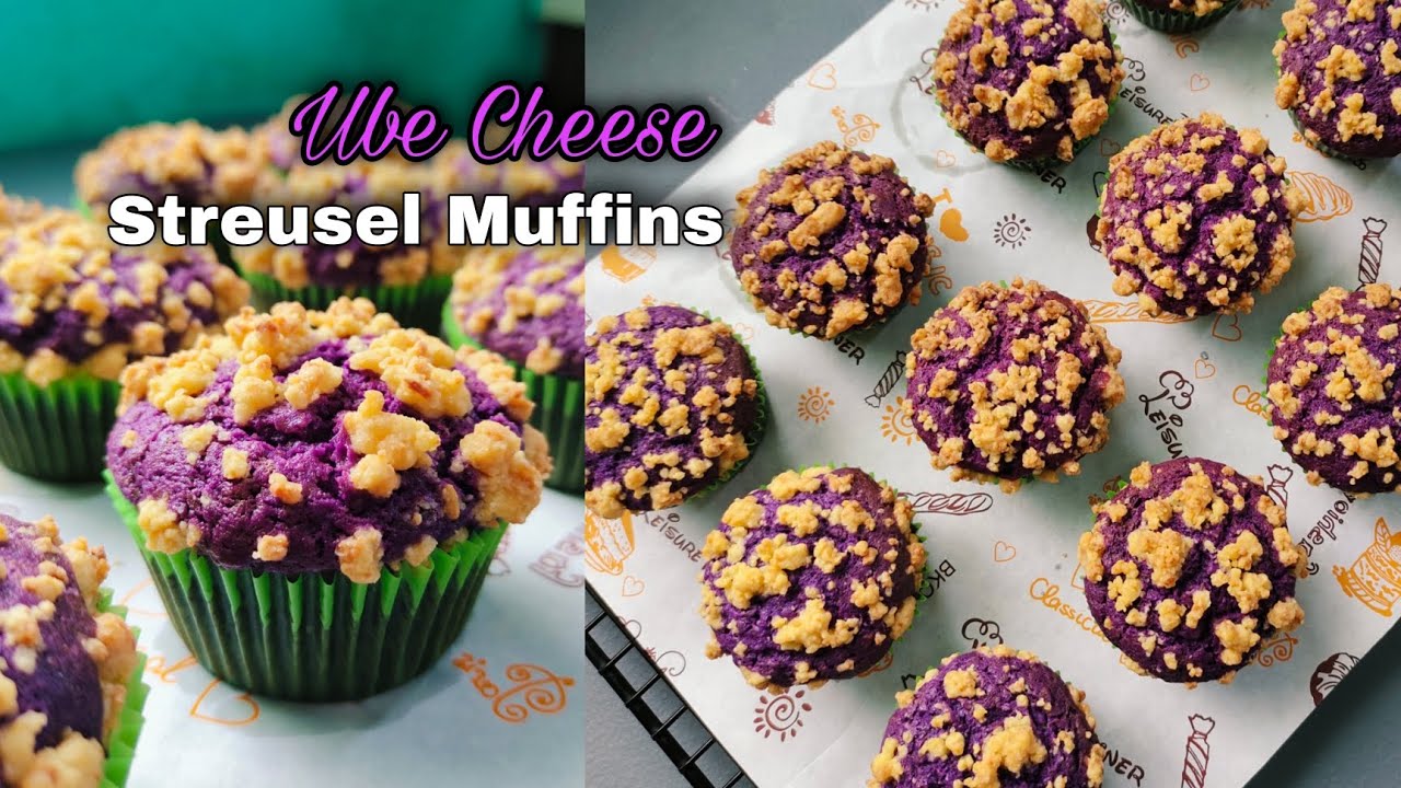 How To Make My Version of Ube Cheese Streusel Muffins || Moist & Soft || My Small Business Recipe