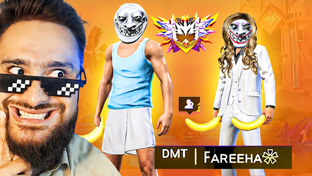 Fake DMT FAREEHA against Takla | Grandmaster Push Free Fire Funny Moments 😂
