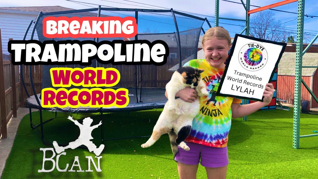 when she's Breaking Trampoline World Records on a BCAN Trampoline
