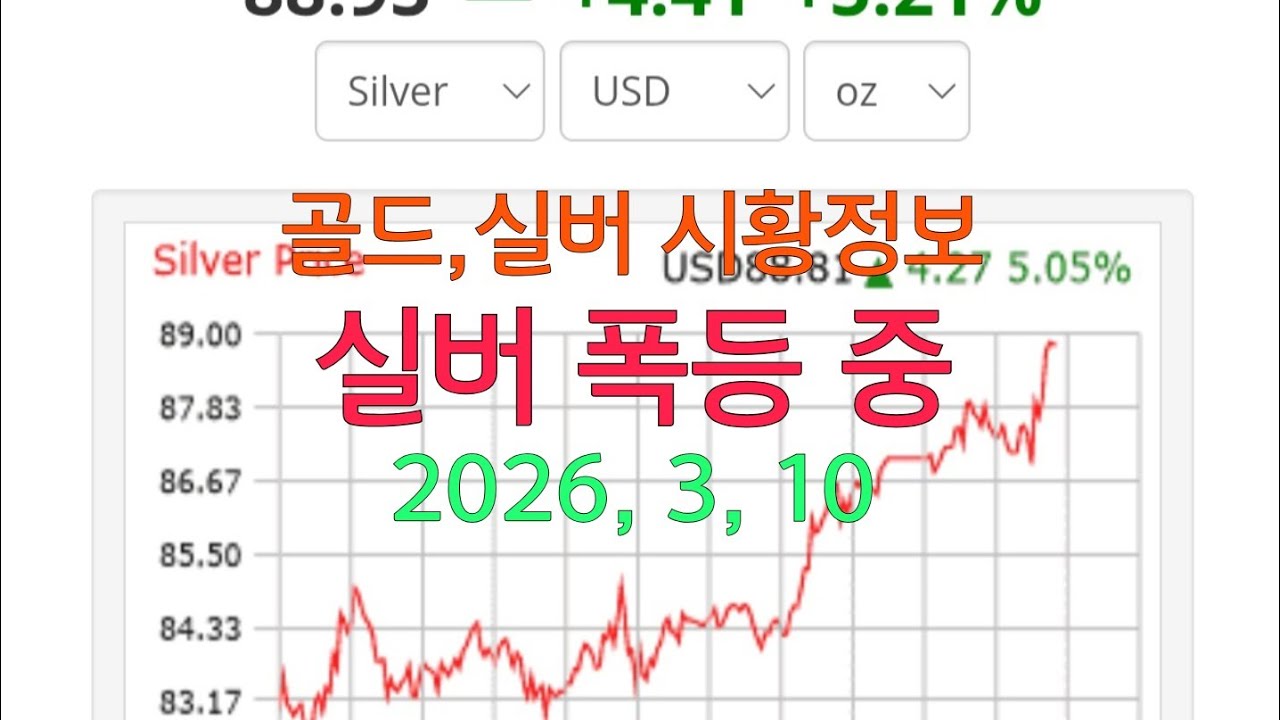 골드,실버 시황분석