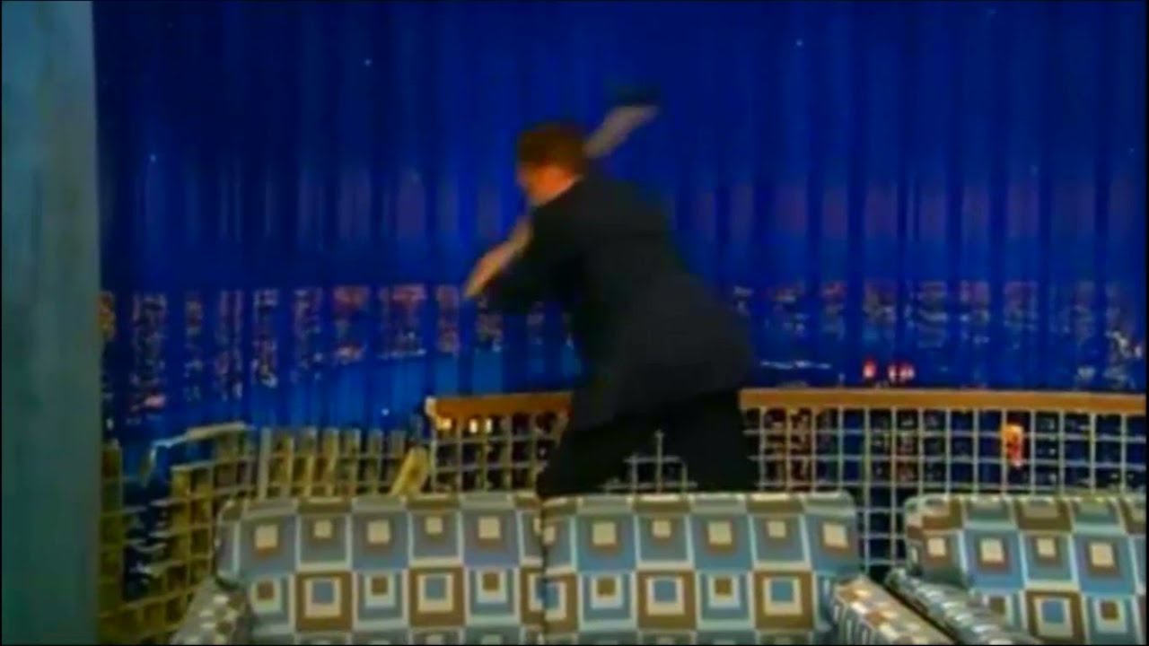 Conan Destroys His Late Night Studio - Late Night With Conan O'Brien (2009)