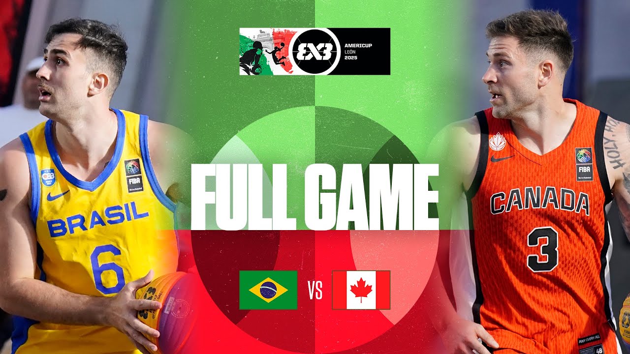 Brazil 🇧🇷 vs Canada 🇨🇦 | Men | Full 3rd Place Game | FIBA 3x3 AmeriCup 2025