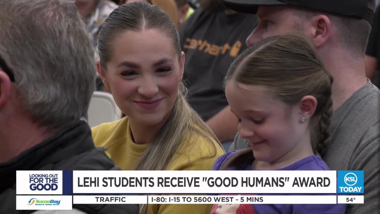 Students of Lehi Elementary win 'Good Human' awards