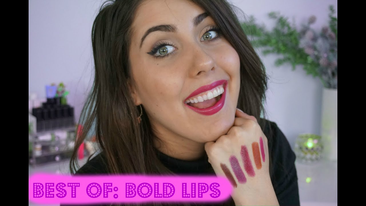 BEST OF: BOLD LIPSTICKS (All Natural / Cruelty Free) // The Green Bunny