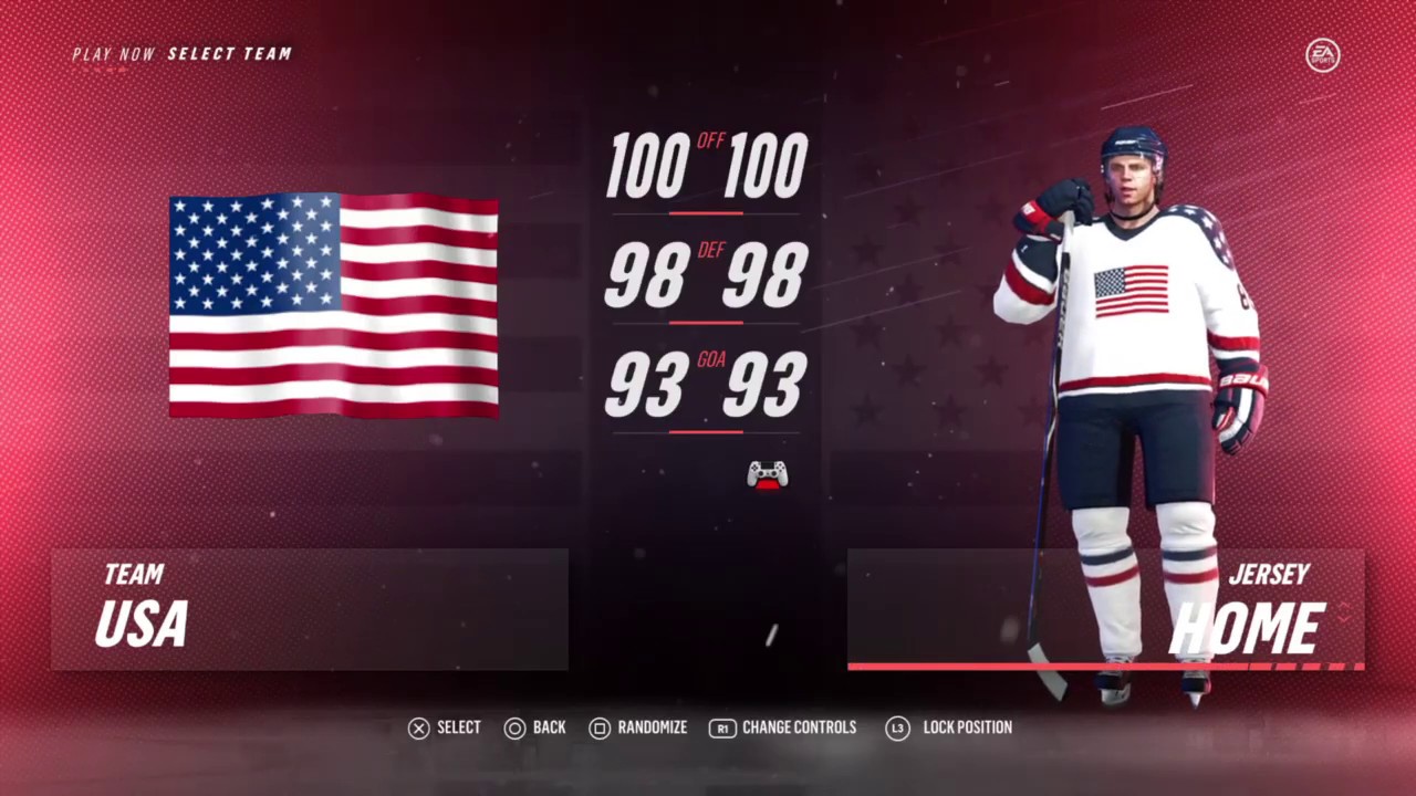 NHL 19 - USA Uniforms - All Franchise History Uniforms & All Teams Rating