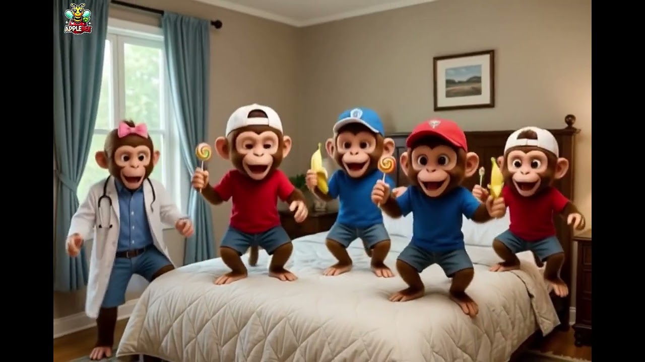 Five Little Monkeys Jumping On The Bed