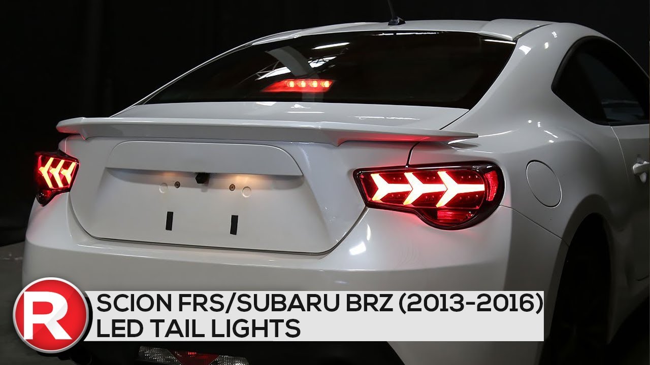 Spec-D Tail Lights Scion FRS / Subaru BRZ (13-16) Lambo Aventador Style w/ Sequential LED How To DIY