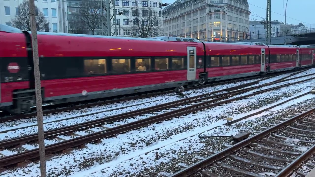 Dänischer DSB Talgo | Abfahrt ECE 1172 Hamburg Hbf-Kobenhavn Lufthavn