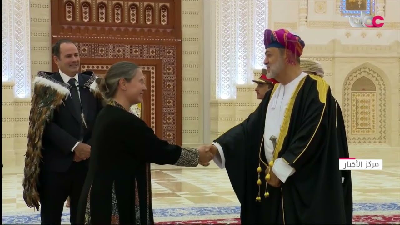 جلالة السلطان المعظم يتقبل أوراق اعتماد عدد من السفراء.