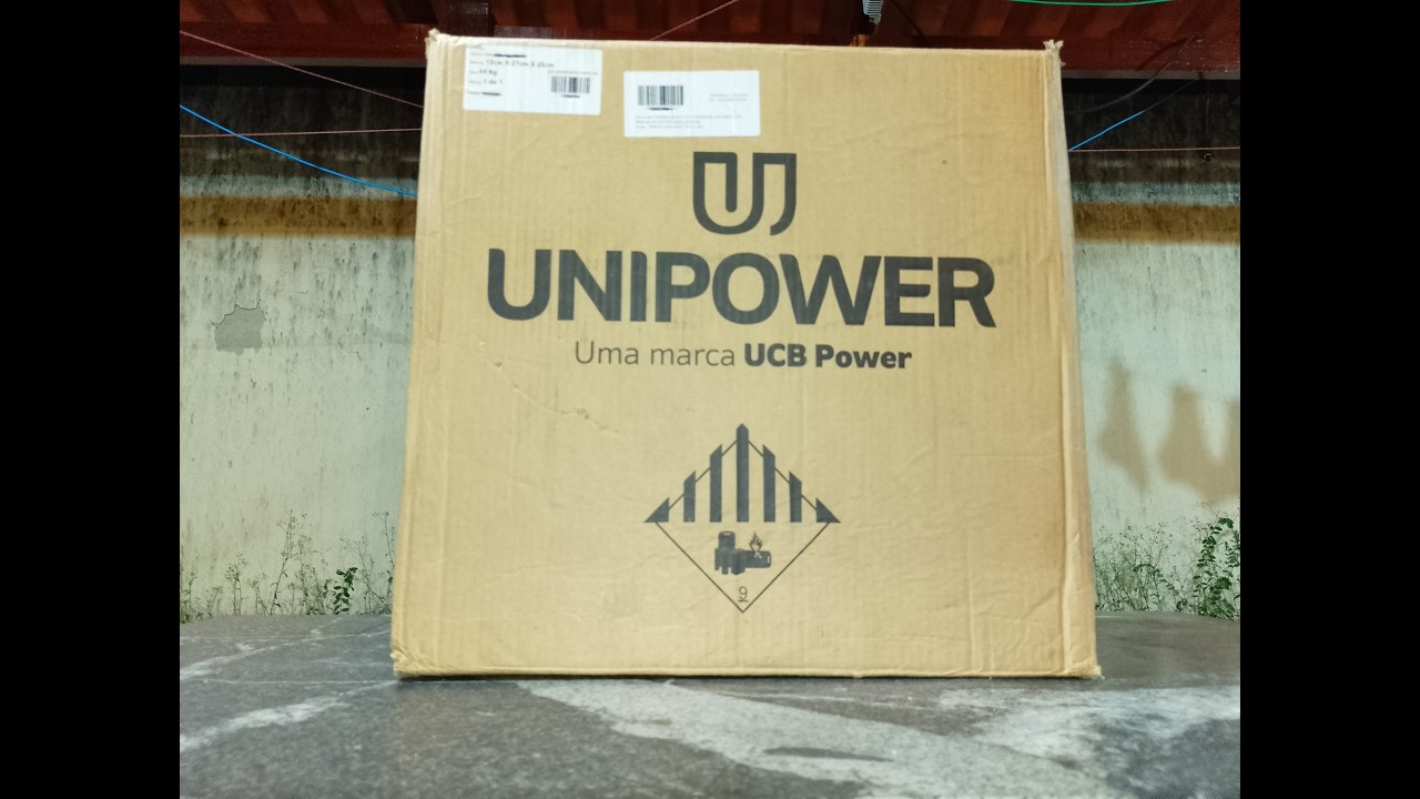 Bateria Unipower 100ah 48v já chegou