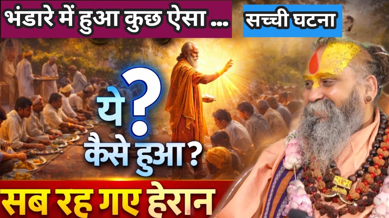 “भंडारे में हुआ कुछ ऐसा… सब रह गए हैरान | सच्ची घटना”। सुनकर आश्चर्यचकित हो जाओगे। #satsang 
