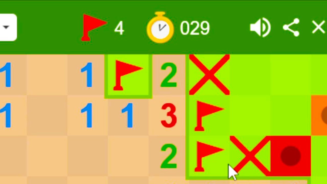 If I finally win, the video ends - Google Minesweeper