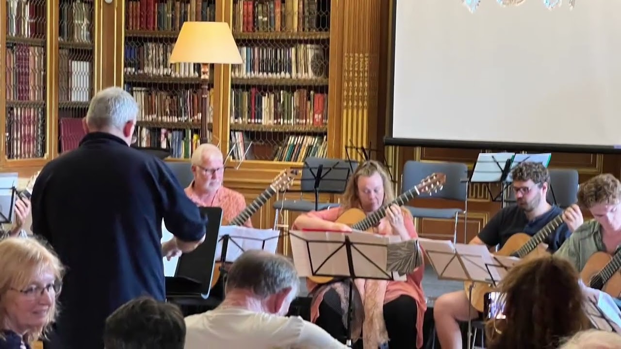 Mark Houghton’s Guitar Ensemble plays West Dean 2023