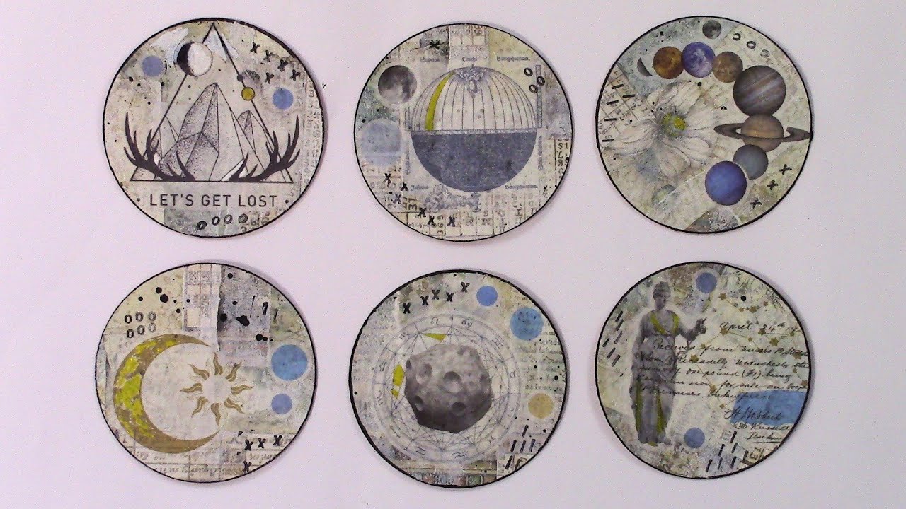 12 ATC - Artist Trading Coins  # 11