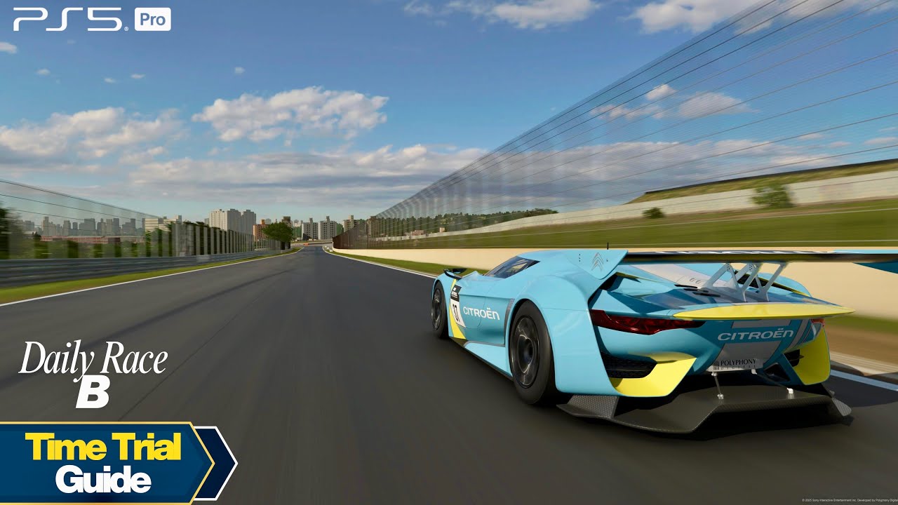 GT7 Time Trial Guide | Daily Race B Autódromo de Interlagos | Citroën vs Genesis G70 Gr.4 (PS5 Pro)
