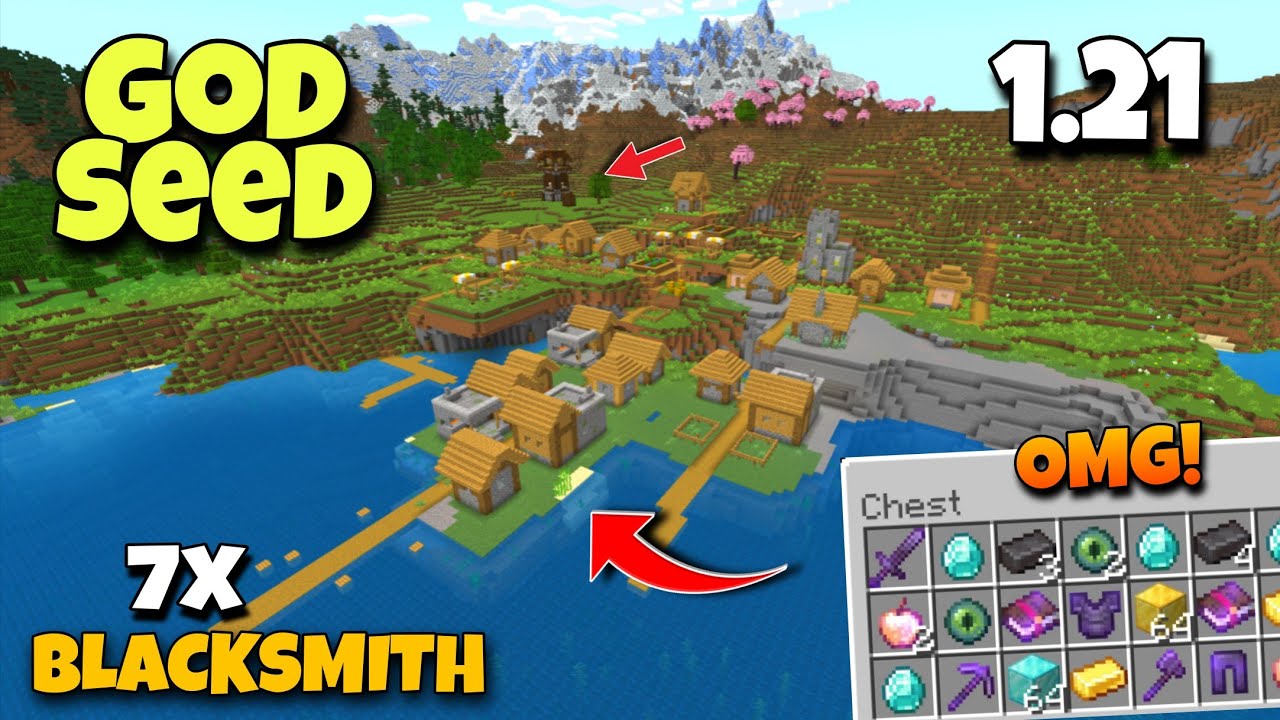 🔥(God Seed) For Minecraft 1.21 Bedrock And Pocket Edition | Seed Minecraft 1.21 | Minecraft Seeds