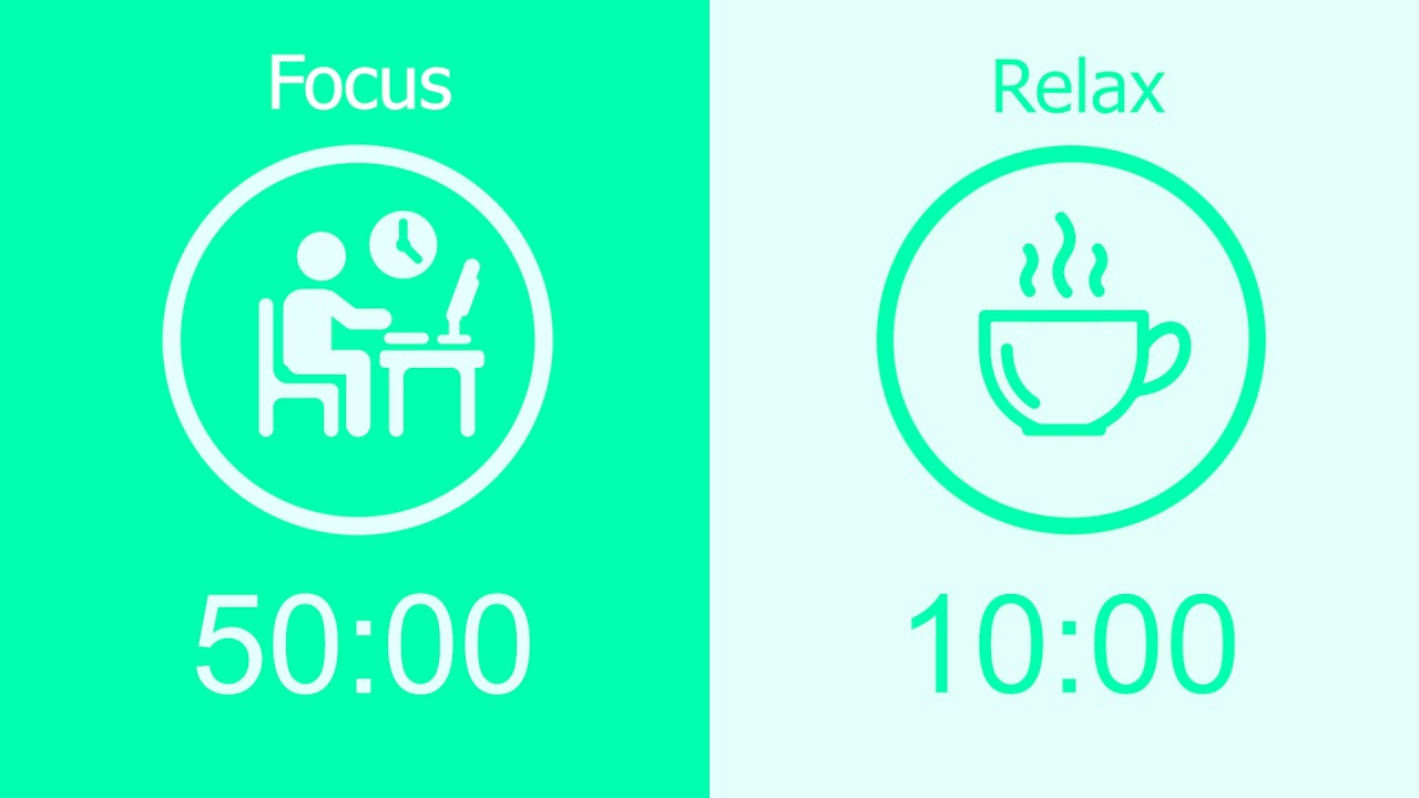 50/10 Pomodoro Timer with Green Noise 🎧 5-Hour Study with Me for Deep Focus & ADHD ✨