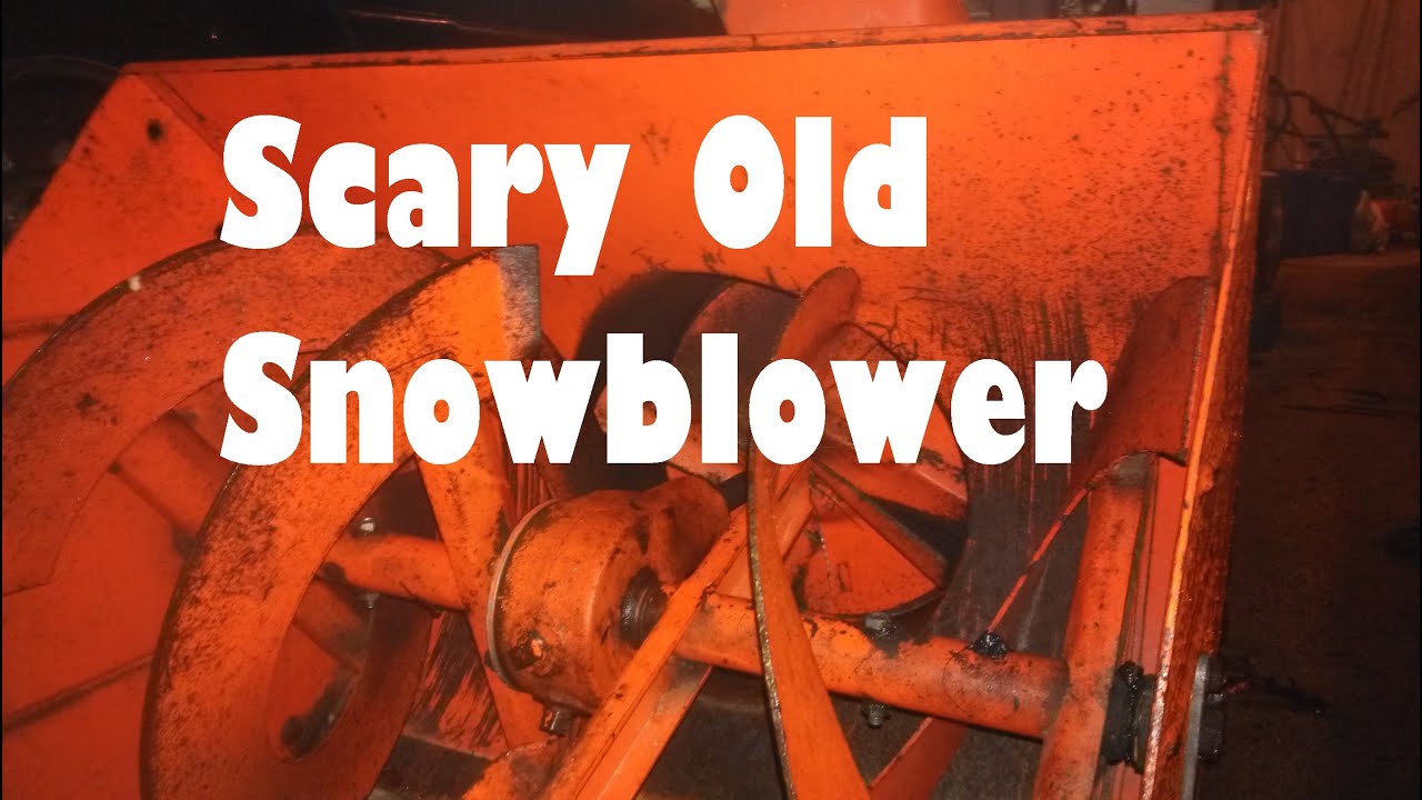My scary old Ariens snow blower- 5hp 1970  