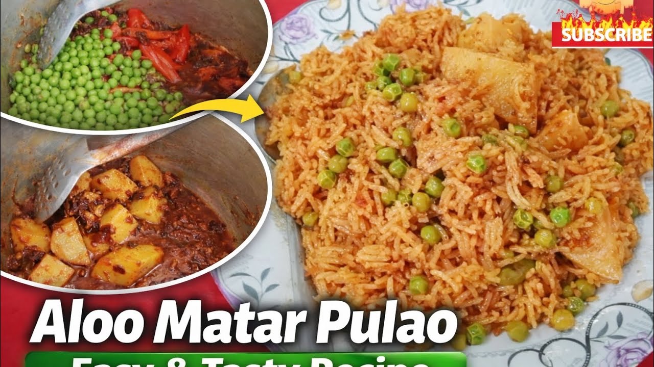 Aloo Matar Pulao 🍚💚 | Easy & Tasty Homemade Pulao Vlog 😋