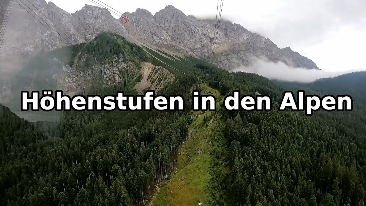 Geographie Alpenexkursion 2022 - Die Höhenstufen der Alpen