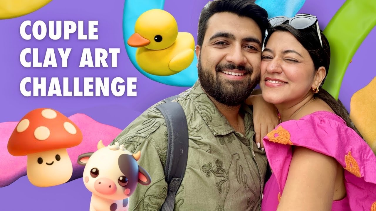 Me vs Him 😱 Let’s See Who Wins? Clay Date Couple Challenge 🥵