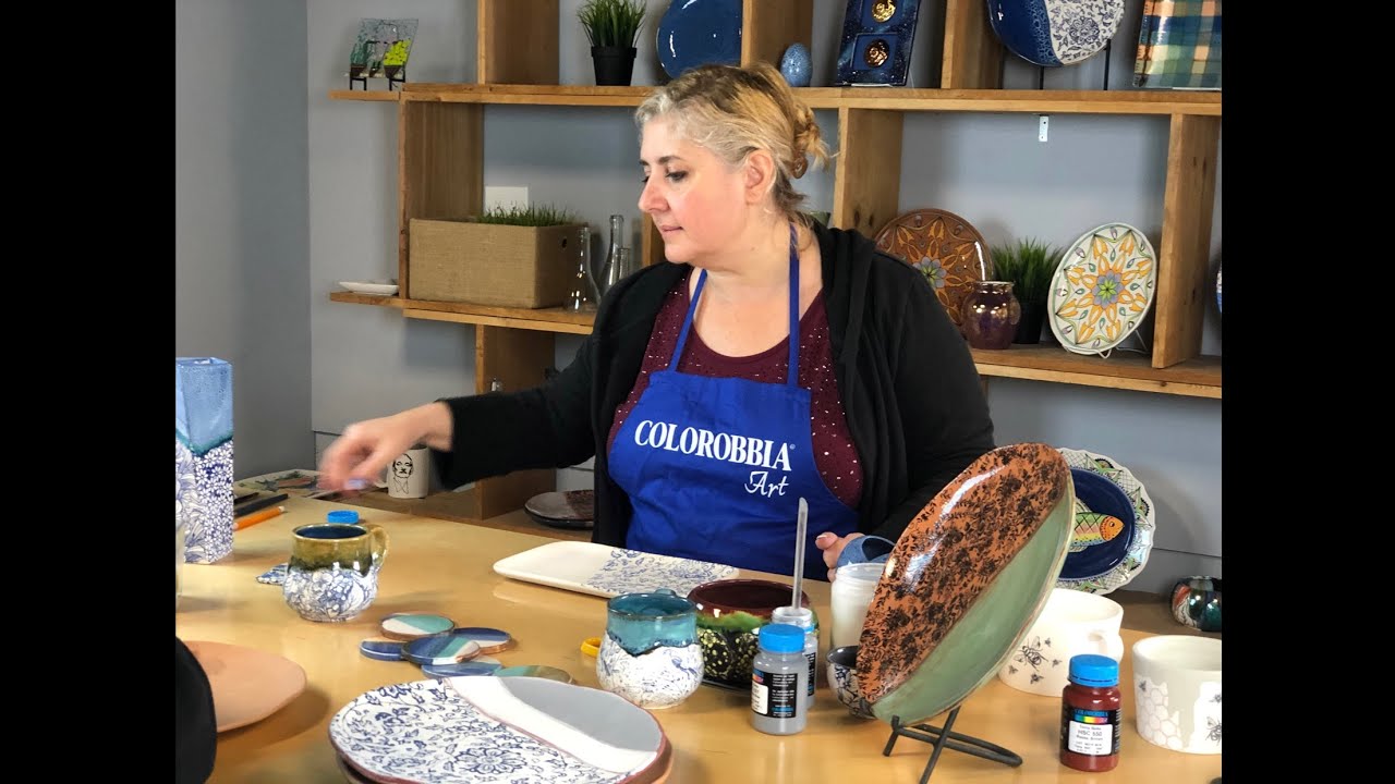 Aline Karpoyan How To Use Transfer Papers with Ceramics