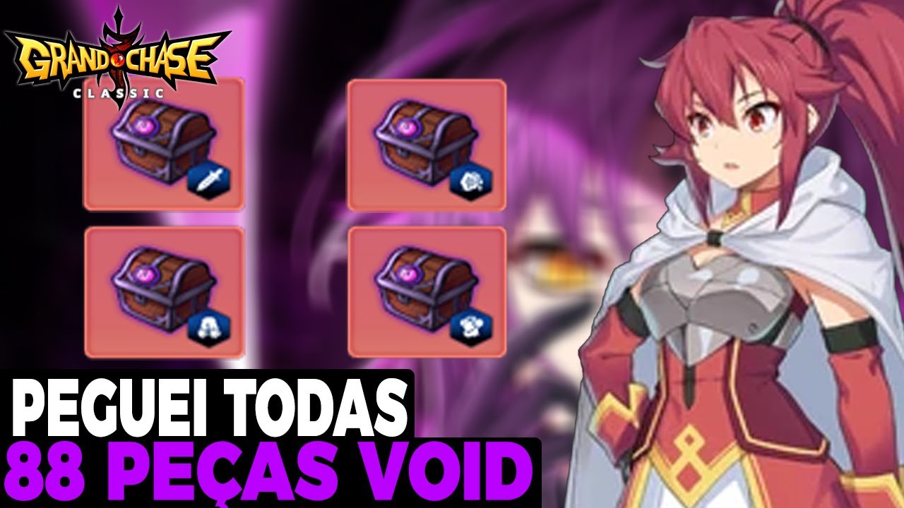 VOID ACABOU PEGUEI TODAS AS PEÇAS PARA TODOS OS PERSONAGENS (F2P) l GRAND CHASE CLASSIC