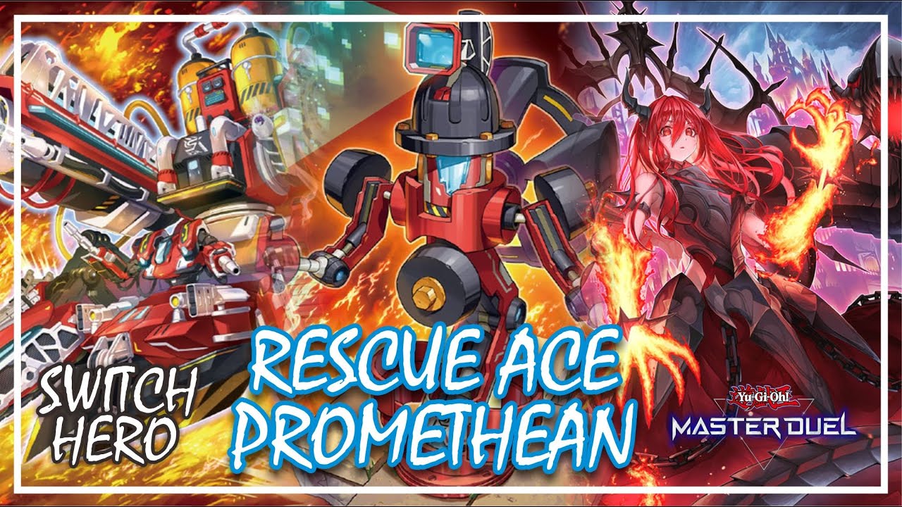 RESCUE ACE - PROMETHEAN PRINCESS POST RECORD OF NOBLE SPIRITS COMBO RANKED GAMEPLAY #masterduel