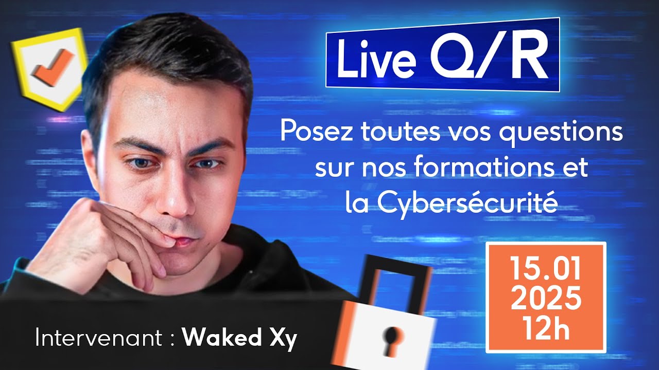 Live Journée Portes Ouvertes spéciale Questions/Réponses avec Waked Xy